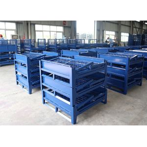 Metal Turnover Collapsible Pallet Cage Stillage Crates Heavy Load 2000kg