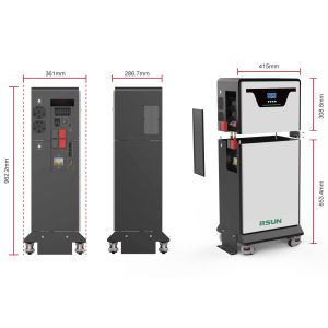 Stackable All In One ESS 3.6kWh 6kWh With Wide Grid Input Energy Storage System