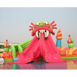 Safe Inflatable Amusement Park Entertaining Modern Design Popular Multi -