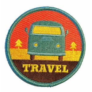 High Density Iron On Embroidered Patches For School Cloth Brand