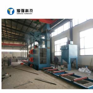 Through Type Pipe Steel Shot Blasting Equipment 8 Heads