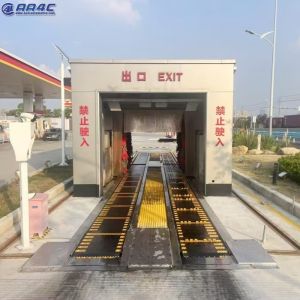 AA4C Low Maintenance dual Chain Conveyor Tunnel Car Wash Equipment automatically