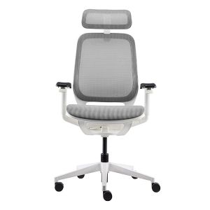 Staff Rolling Furniture Seating Computer White High Back Mesh Office Chairs