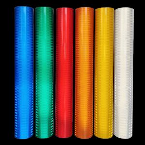 Engineer Grade Reflective Road Sign Material Easy To Apply Weatherproof