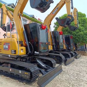 Sany SY75C Pro Amphibious Excavator 7ton Operating Weight Used Unit with