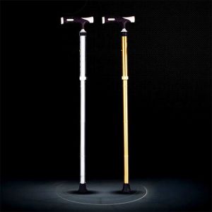 YFH-GZ005 Aluminum Folding Walking Sticks With Anti Slip Foot Pad Easy Carrier