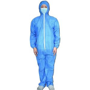 China Breathable Disposable Protective Suit Working Coveralls Waterproof Hooded Raincoat on sale