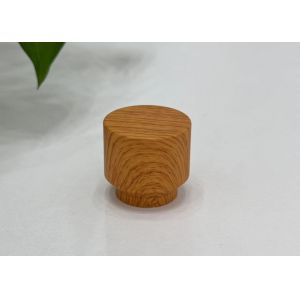 China Custom Wooden Zamak Perfume Caps For Sophisticated Fragrance Packaging on sale