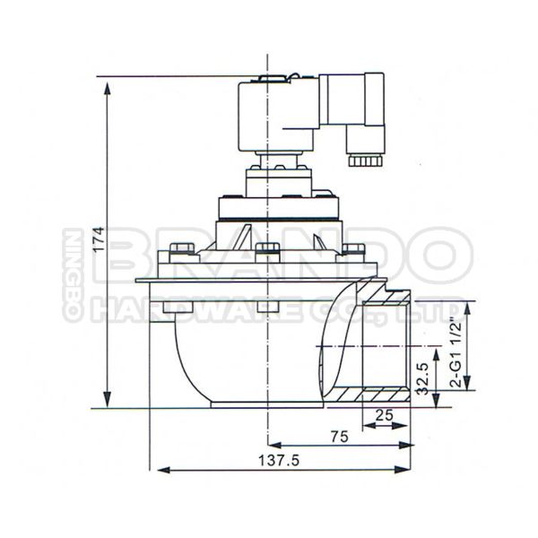 Goyen Type CA45T 1-1/2'' Diaphragm Baghouse Filter Pulse Jet Valve