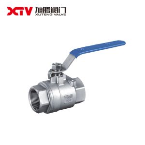 2PC NPT Stainless Steel Ball Valve for Normal Temperature Environments and
