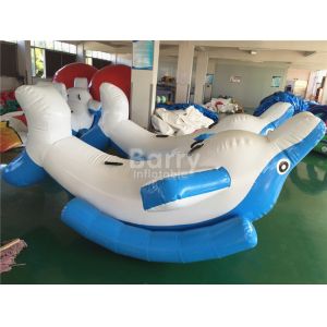 Summer Inflatable Water Toys For Lake , Small Blow Up Dolphin