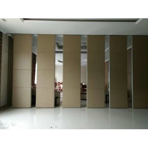 Multi Color Soundproof Movable Divider Walls With Sliding Aluminium Track