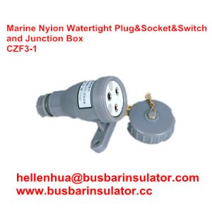 marine nylon watertight socket CZF3-2 marine socket and switch