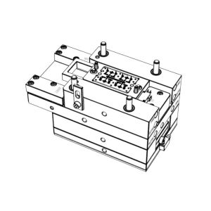 Handwriting Pen Tip (1*8) / Cold runner / Two-plates mold / No.24849