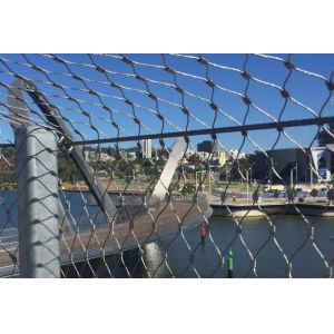 Cable Stainless Steel Wire Rope Mesh Safety Net