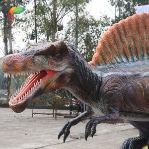 Cheap Theme Park Life Size Animatronic Dinosaurs Spinosaurus For Amusement Park playground for sale