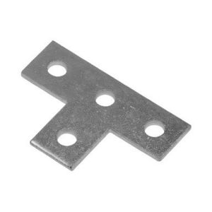 Shelf Bracket Powder Coating Steel Angle Metal Flat T Bracket with Hole Mounting