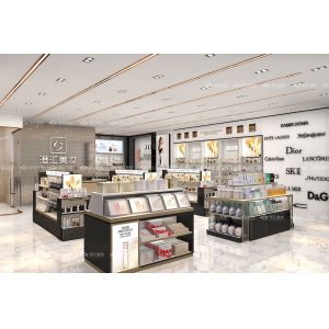 Les Classiques Black Series Cosmetic Display Case - Black & Gold