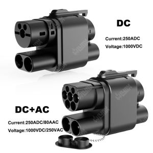 Factory Direct 250KW DC Charging Adapter New CCS2 to CCS1 EV Connector Fast