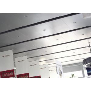 Aluminium Perforated Metal Ceiling Panel / Round Hole Punching Platfond Panel