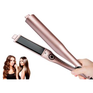 Aluminum OEM 2 In One Straightener And Curler CE ROHS Certification