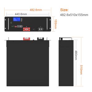 4000 Cycles Lithium Iron Phosphate UPS Battery 100A Max. Charge Current