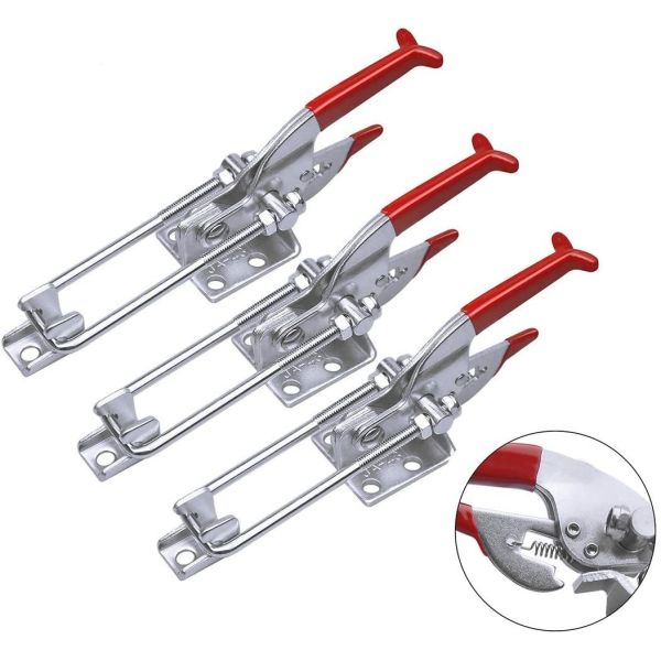 Quality Heavy Duty A4001 Adjustable Stainless Steel Toggle Latch Type Quick Release Toggle Clamp Latch wholesale