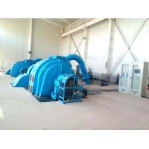 High Efficiency 1000kw-20mw Pelton Turbine Generator horizontal arrangement