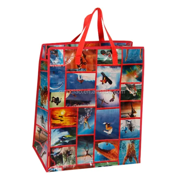 Quality Foldable Non Woven Bag for Grocery in Woven Polypropylene Material wholesale