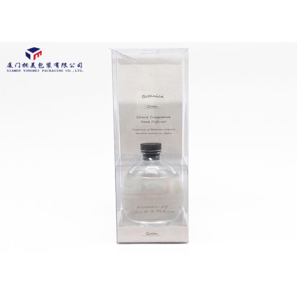 Reusable 0.28mm Foldable Plastic Box , Clear Pvc Boxes For Home Fragrance
