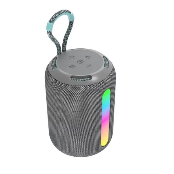 Colorful Wireless Speaker Multi Connection Bluetooth Speaker With RGB Light / Detachable Strap
