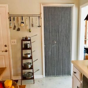 China Durable Pure Aluminium Chain Fly Screen Door Fly Screen Curtain Chain Link Curtains Fly Screens on sale