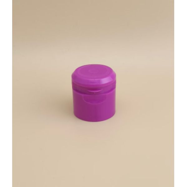 Quality Nice Design Purple Plastic Round Smooth Cap for Cosmetic Bottles wholesale