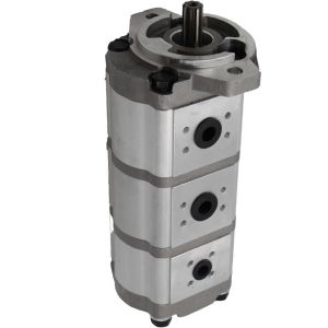 Replacement Triple Pilot Gear Pump For YC13 TB175 KX185 K5V80-R EC360 Hydraulic