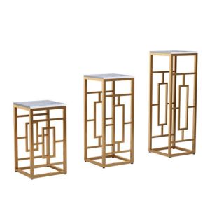 Metal iron casting flower stand planter pot with stand