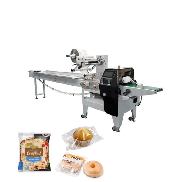 Quality Customized Biscuit Bread HFFS Packaging Machine With 220V 50Hz Power For Food Processing Plants wholesale