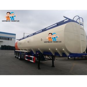 China Long Distance Tranport API Fuel Storage 55000L Diesel Tank Trailer on sale