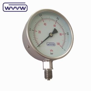 dry SS304 pressure gauge manufacture
