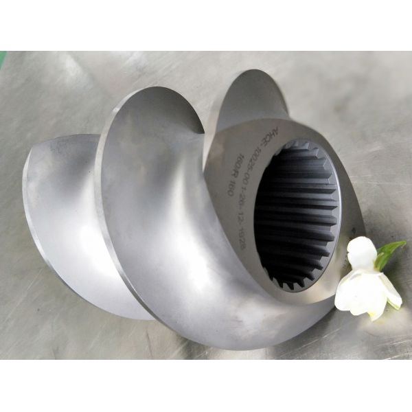 Quality Diameter 150mm Puffed Food Extruder Screw Elements wholesale