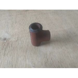 Sch40 Sch80 Std Equal A234WPB Carbon Steel Tee For Pipeline Paint Black Surface