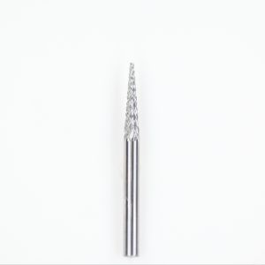 SM-43 1/8 Shank Solid Carbide Cone Pointed End Type Burr For Deburring, Milling, Cleaning, Finishing