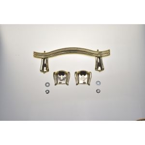 China Stable Performance Brass Coffin Handles , 25 * 8cm Dimension 9013 Coffin Parts on sale