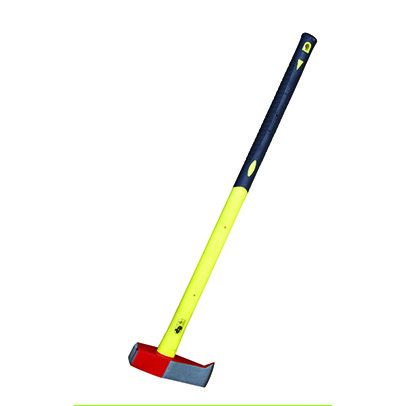 5KG Heavy Splitting Maul Axe with Fiberglass Handle and Splitting Wedge Long