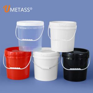 Cheap 10L Food Grade Plastic Paint Bucket With Lid And Handle Tamper Evident Container for sale
