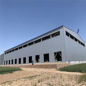 China Q355B/ Q235B Steel Metal Warehouse Featuring Hot Rolled H Section Columns on sale