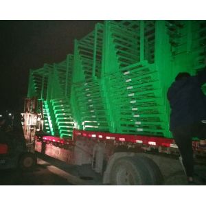 Inverted Steel Stacking Racks , Powder Coated Warehouse Pallet Stacking Racks