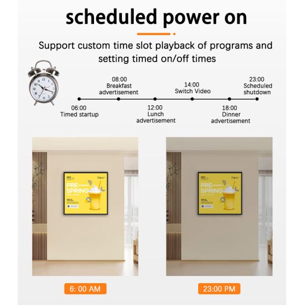 26" 29" Wall Mount Android Square LCD Advertising Display