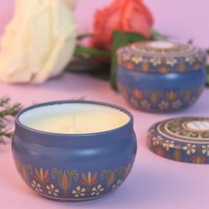 Tin Scented Soy Tea Light Candles Aromatherapy Type 15hours Burning
