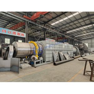 Nut Shell Carbonization Furnace With 0% Moisture Roller Cooling Machine / PLC