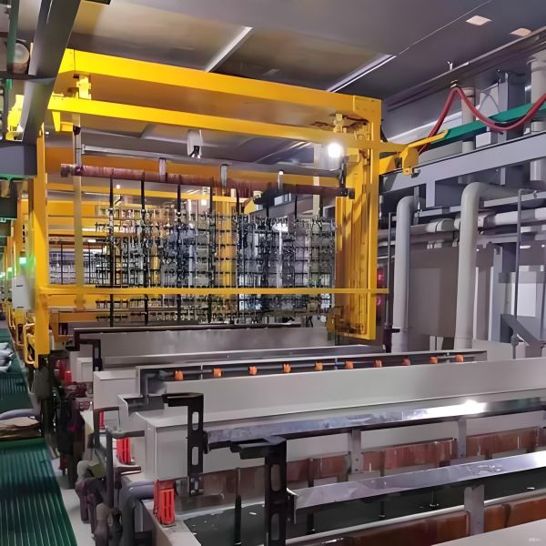 Quality High-Efficiency Gantry Automatic Anodizing Line with 3 Gantry Single-Arm Double-Hook Cranes and 21 Process Tanks for Aluminum Parts Surface Treatment wholesale